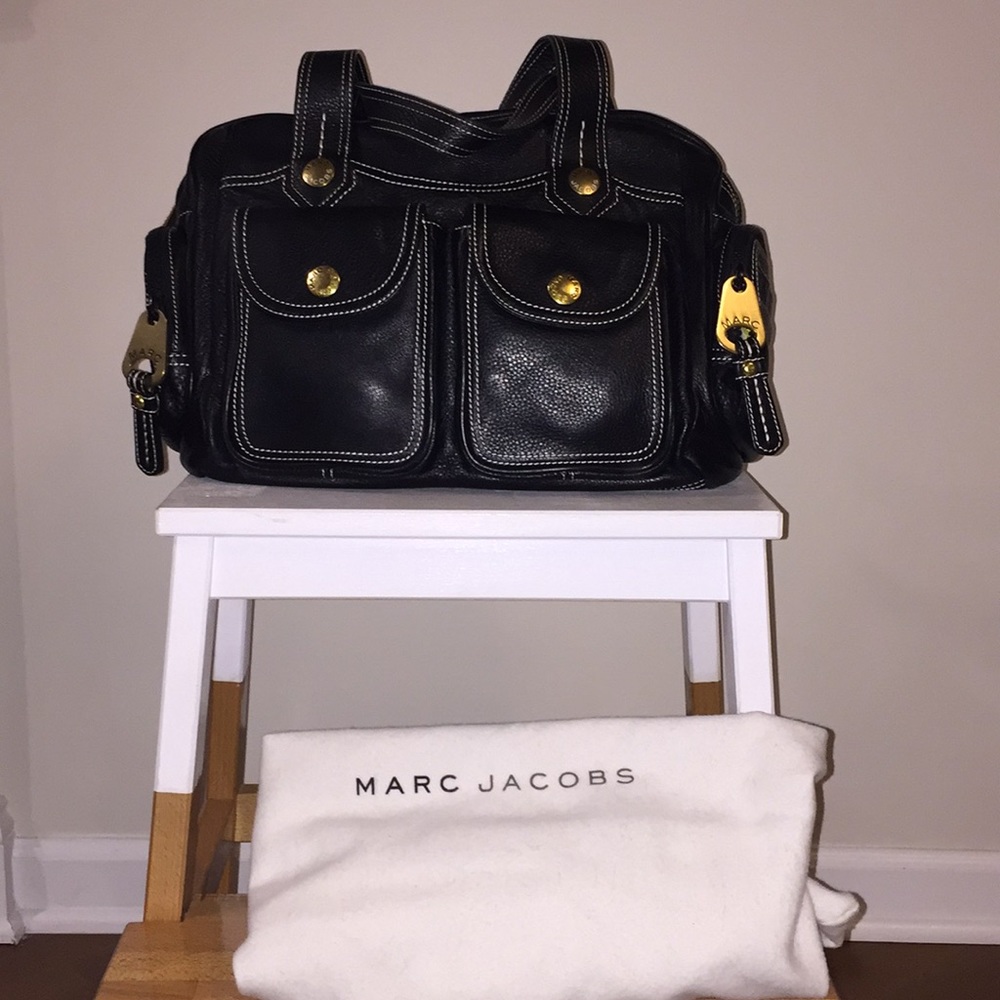 Marc Jacobs Vintage Leather Handbag Gold Hardware